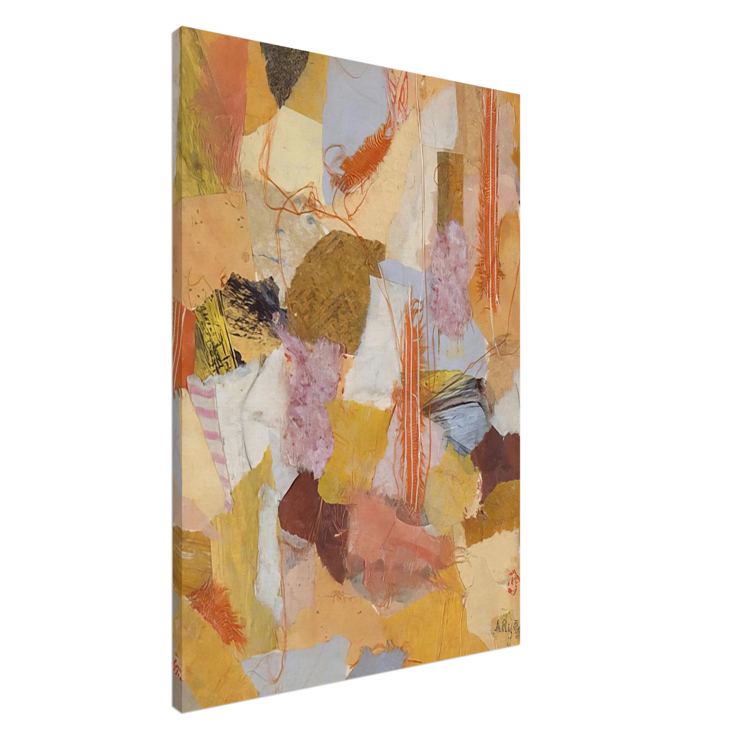 Anne Ryan - Number 650 - 1953 Canvas - 20x30 cm / 8x12 inches-canvas