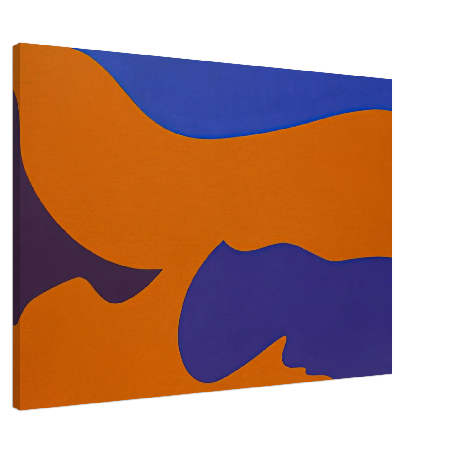 Fernand Leduc - Passage Ã¢â‚¬Å¡rosion vermillion Canvas - 20x30 cm / 8x12 inches-canvas