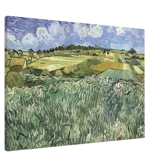 Vincent van Gogh - Plain near Auvers Canvas - 20x30 cm / 8x12 inches-canvas