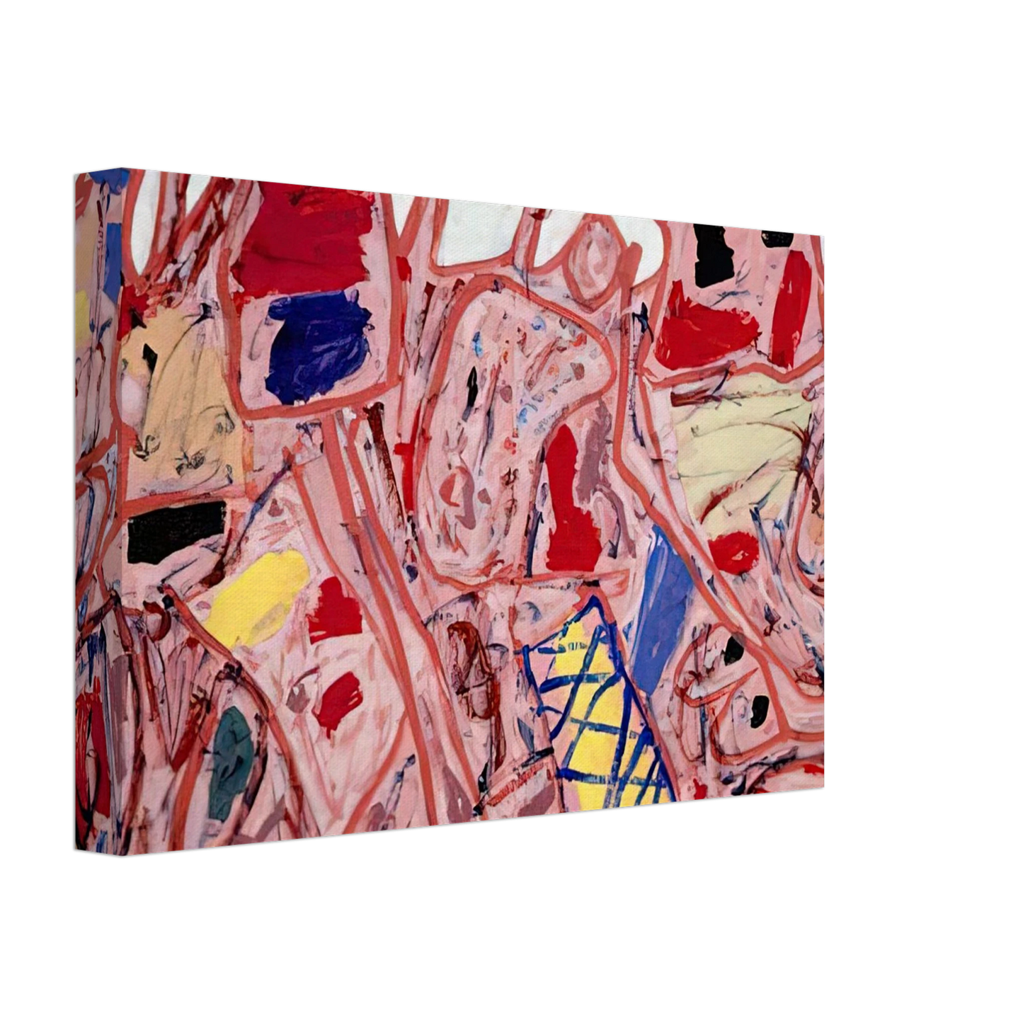 Jean Dubuffet - SUCCESSFUL CAMPAIGN Canvas - 40x60 cm / 16x24 inches-canvas