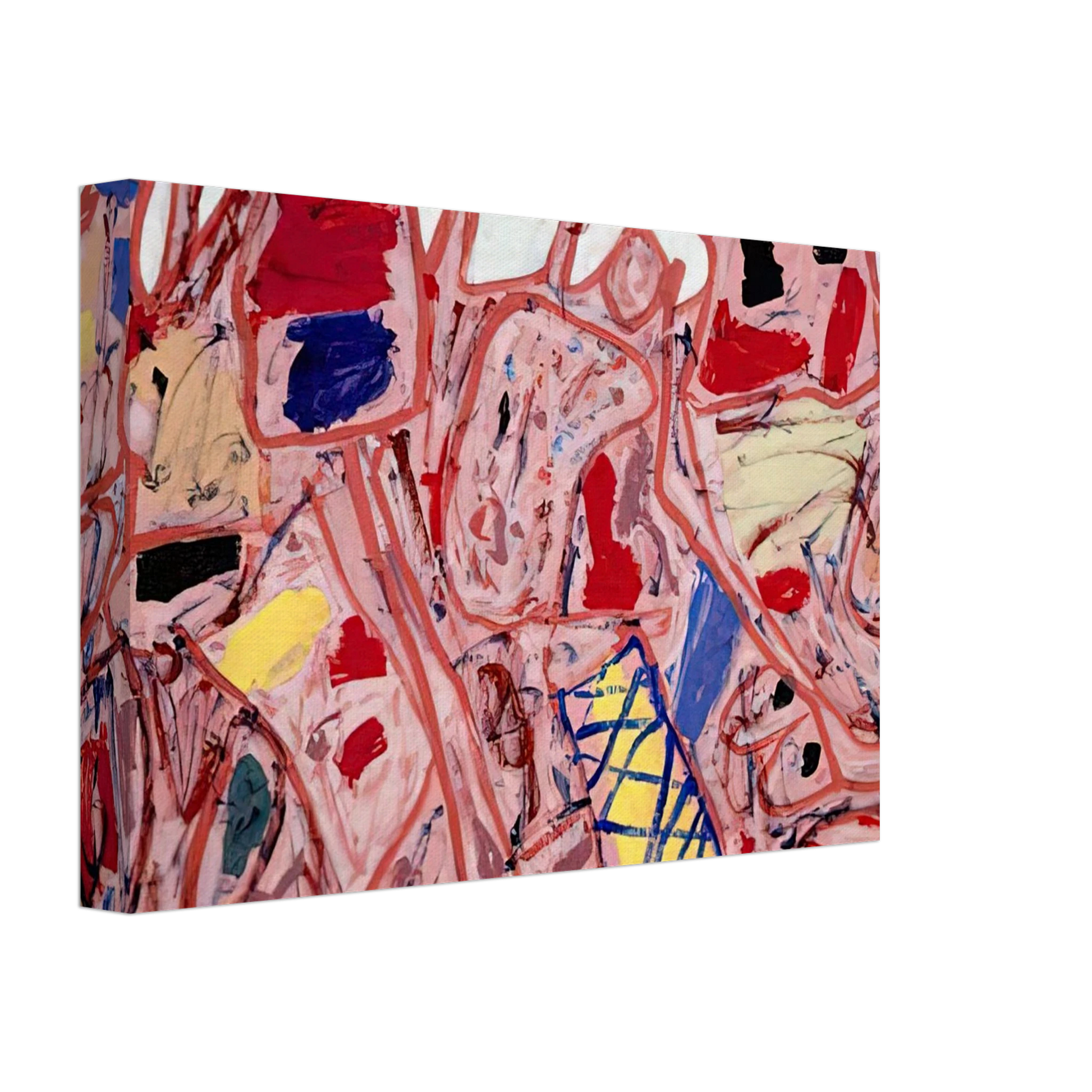 Jean Dubuffet - SUCCESSFUL CAMPAIGN Canvas - 40x60 cm / 16x24 inches-canvas
