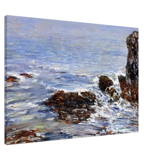 Childe Hassam - Seascape Canvas - 20x30 cm / 8x12 inches-canvas