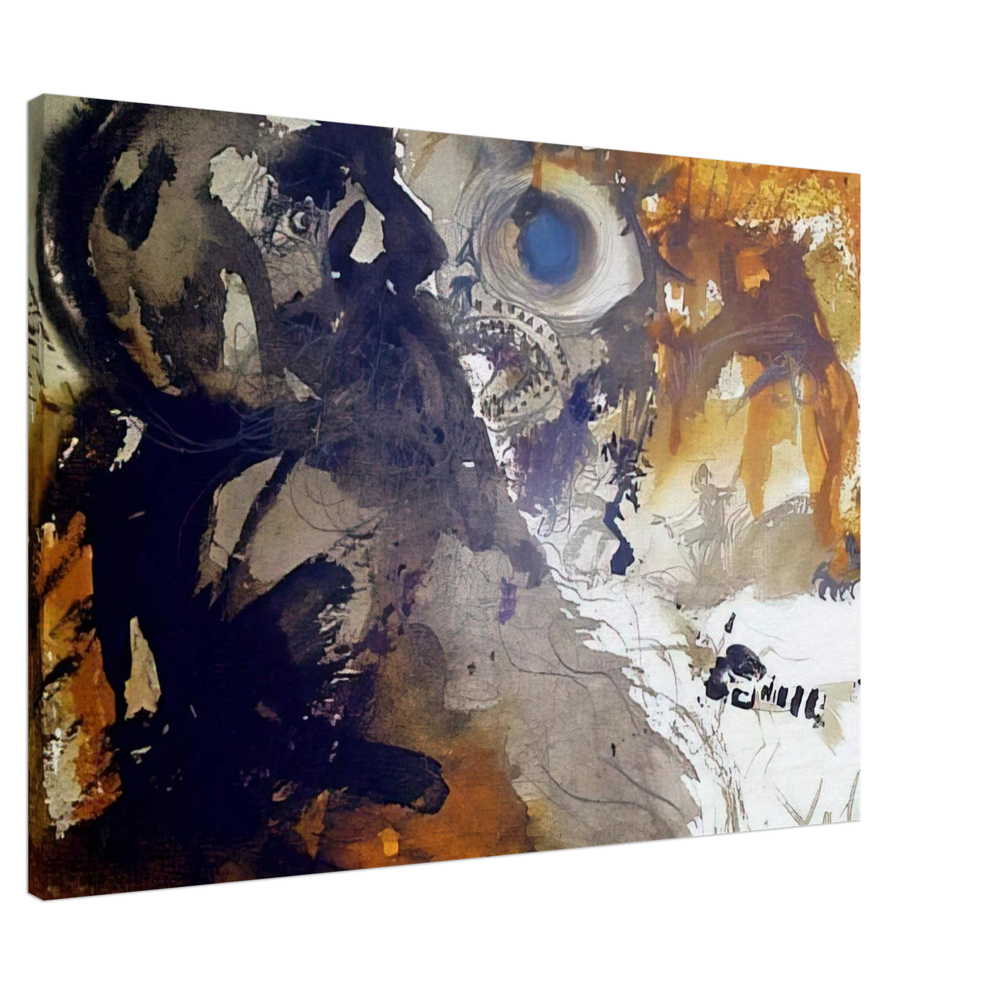 Salvador Dali - LEVIATHAN JOB 40 21 1967 Canvas - Default Title-canvas