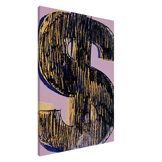 Andy Warhol - Dollar Sign Canvas - 20x30 cm / 8x12 inches-canvas