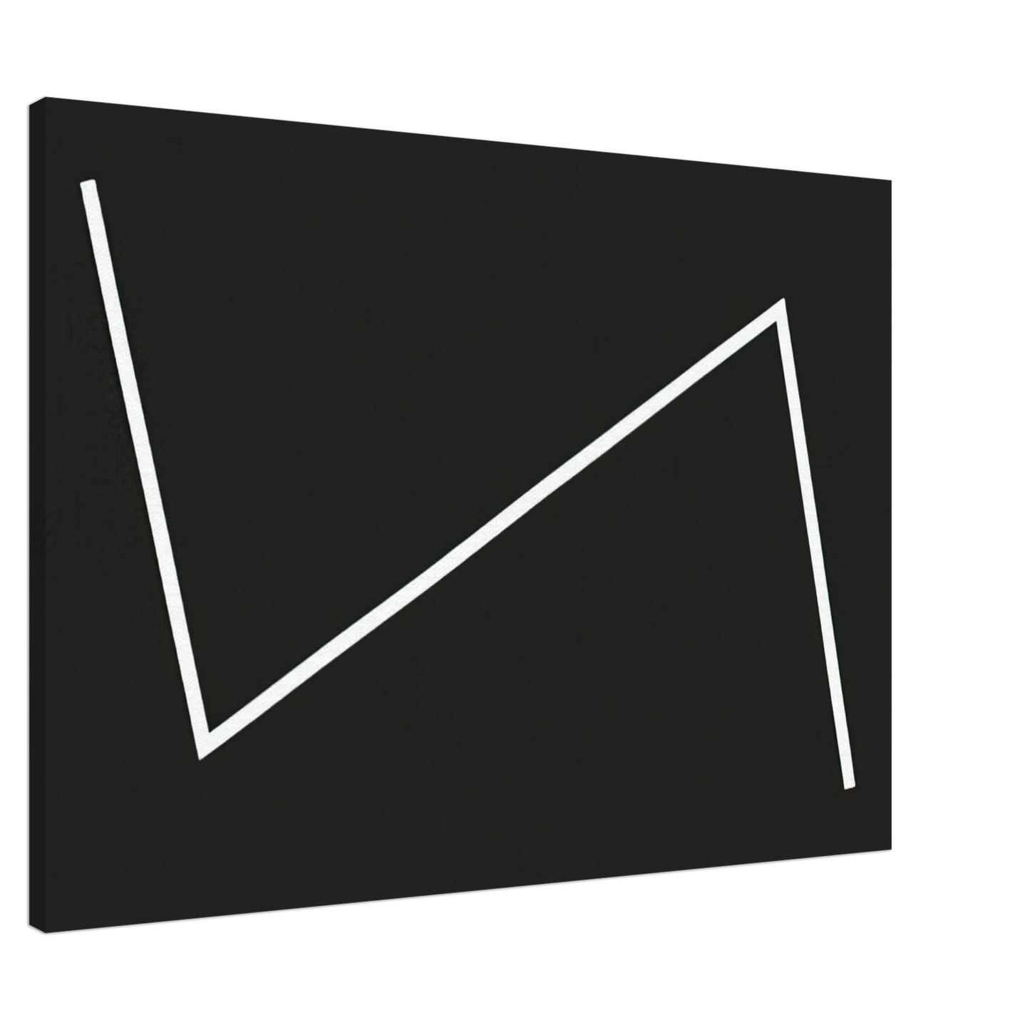 Carmen Herrera - Yesterday - 1987 Canvas - 20x30 cm / 8x12 inches-canvas