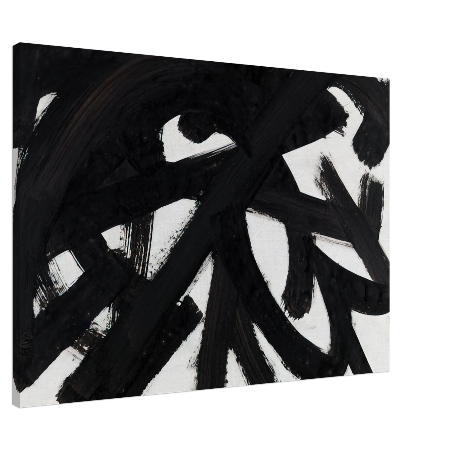 Pierre Soulages - Brou de noix sur papier 48 x 62,5 cm, 1946 - 1946 Canvas - 20x30 cm / 8x12 inches-canvas