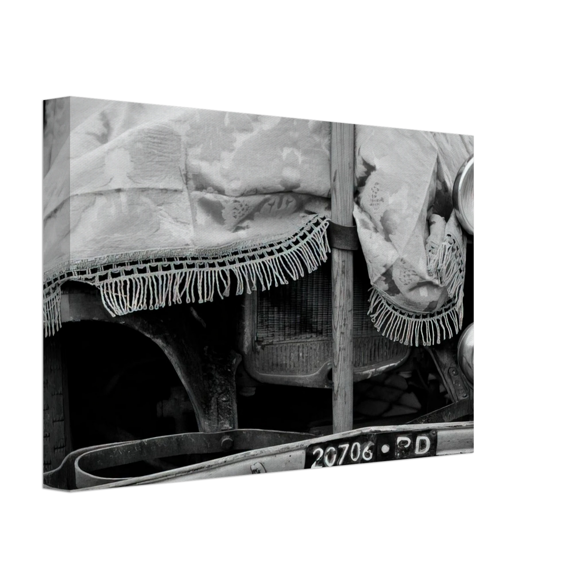 Robert Rauschenberg - ROME FLEA MARKET V 1952 Canvas - 70x100 cm / 28x40 inches-canvas