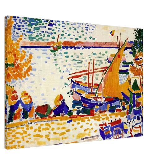 Andre Derain - THE PORT OF COLLIOURE 1905 1 Canvas - 20x30 cm / 8x12 inches-canvas