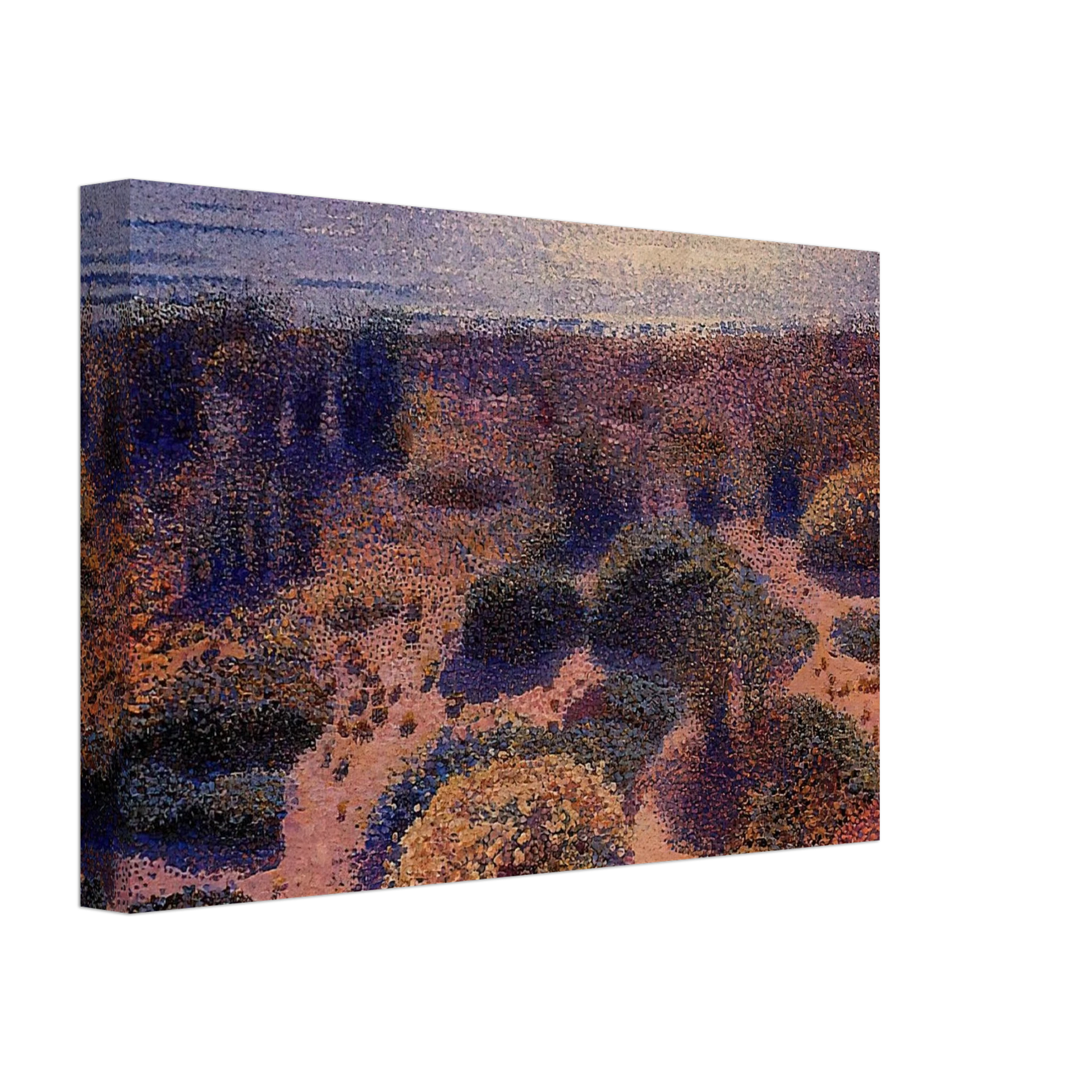 Henri-Edmond Cross - Plage de la Vignassa Canvas - 40x60 cm / 16x24 inches-canvas