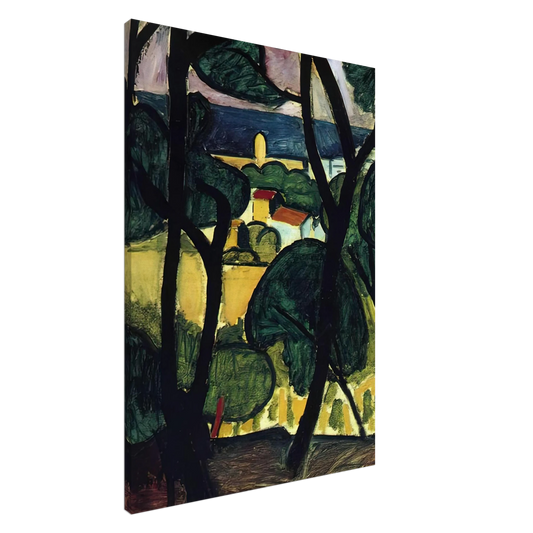 Henri Matisse - VIEW OF COLLIOURE Canvas - 20x30 cm / 8x12 inches-canvas