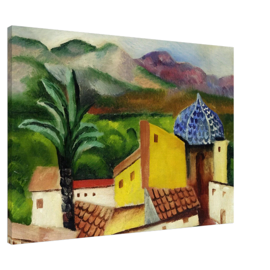 Moise Kisling - SAGUNTO 1916 Canvas - 20x30 cm / 8x12 inches-canvas