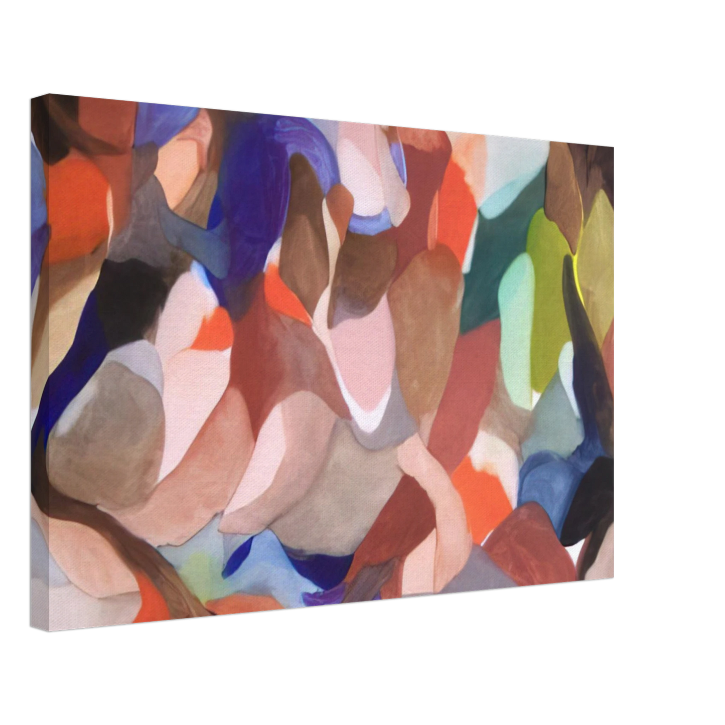 Alice Baber - Night of the Red Wind Canvas - 40x60 cm / 16x24 inches-canvas