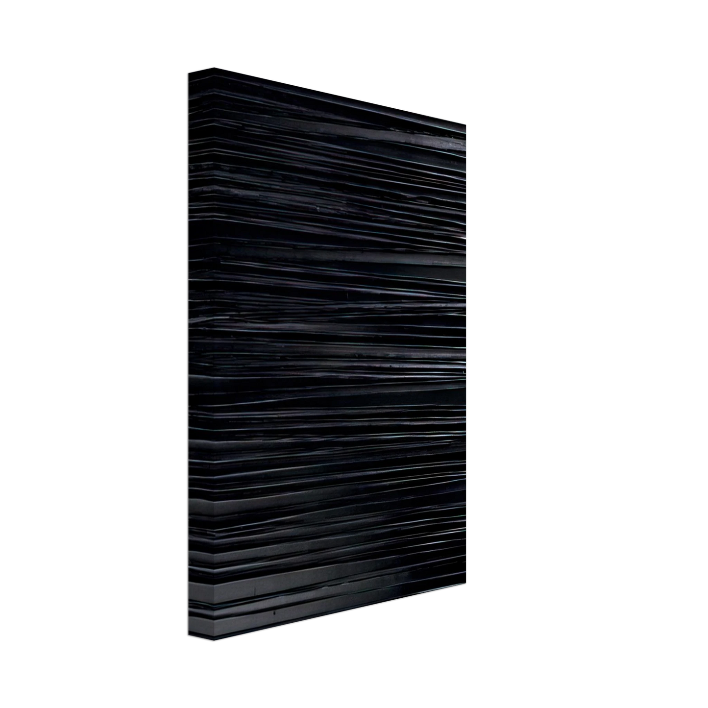 Pierre Soulages - Peinture 130 x 81 cm, 20-03-2004 - 2004 Canvas - 40x60 cm / 16x24 inches-canvas