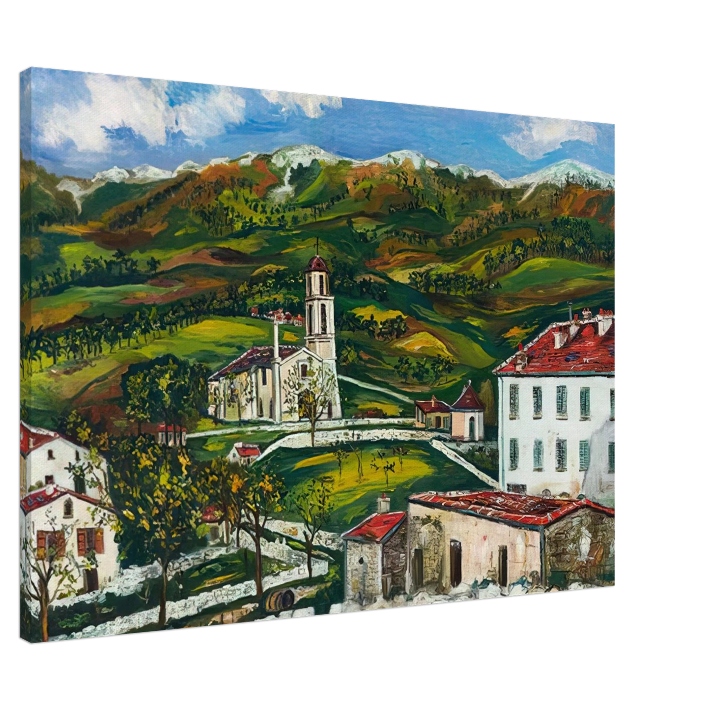 Maurice Utrillo - UNTITLED Canvas - 20x30 cm / 8x12 inches-canvas