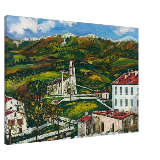 Maurice Utrillo - UNTITLED Canvas - 20x30 cm / 8x12 inches-canvas