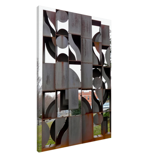 Louise Nevelson - ATMOSPHERE AND ENVIRONMENT X 1969 Canvas - 20x30 cm / 8x12 inches-canvas