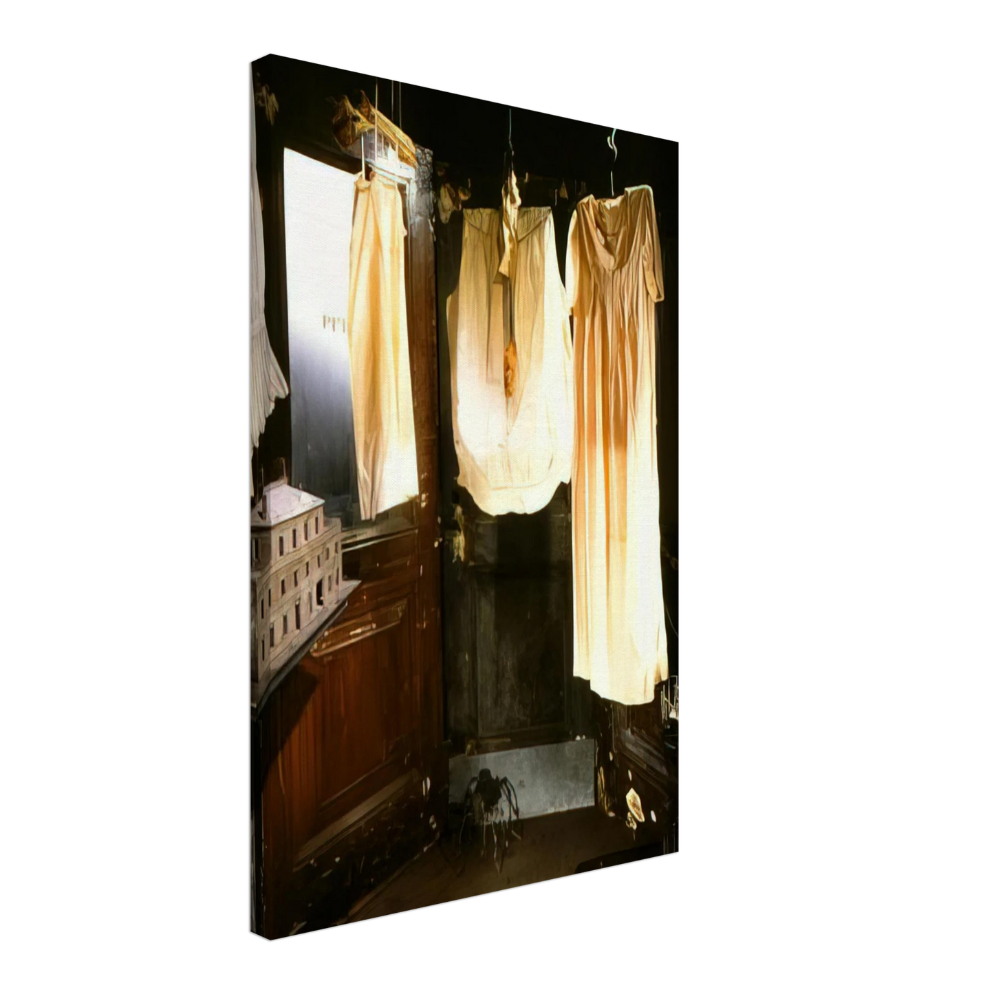 Louise Bourgeois - CELL VII 1998 Canvas - 40x60 cm / 16x24 inches-canvas