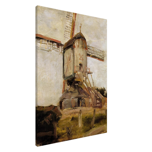 Piet Mondrian - Mill of Heeswijk Sun Canvas - 20x30 cm / 8x12 inches-canvas