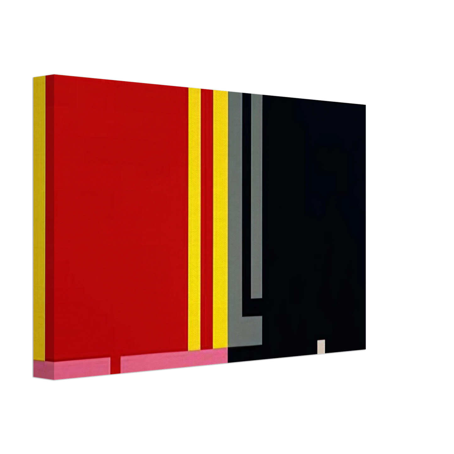 Peter Halley - Double Elvis - 1990 Canvas - 40x60 cm / 16x24 inches-canvas