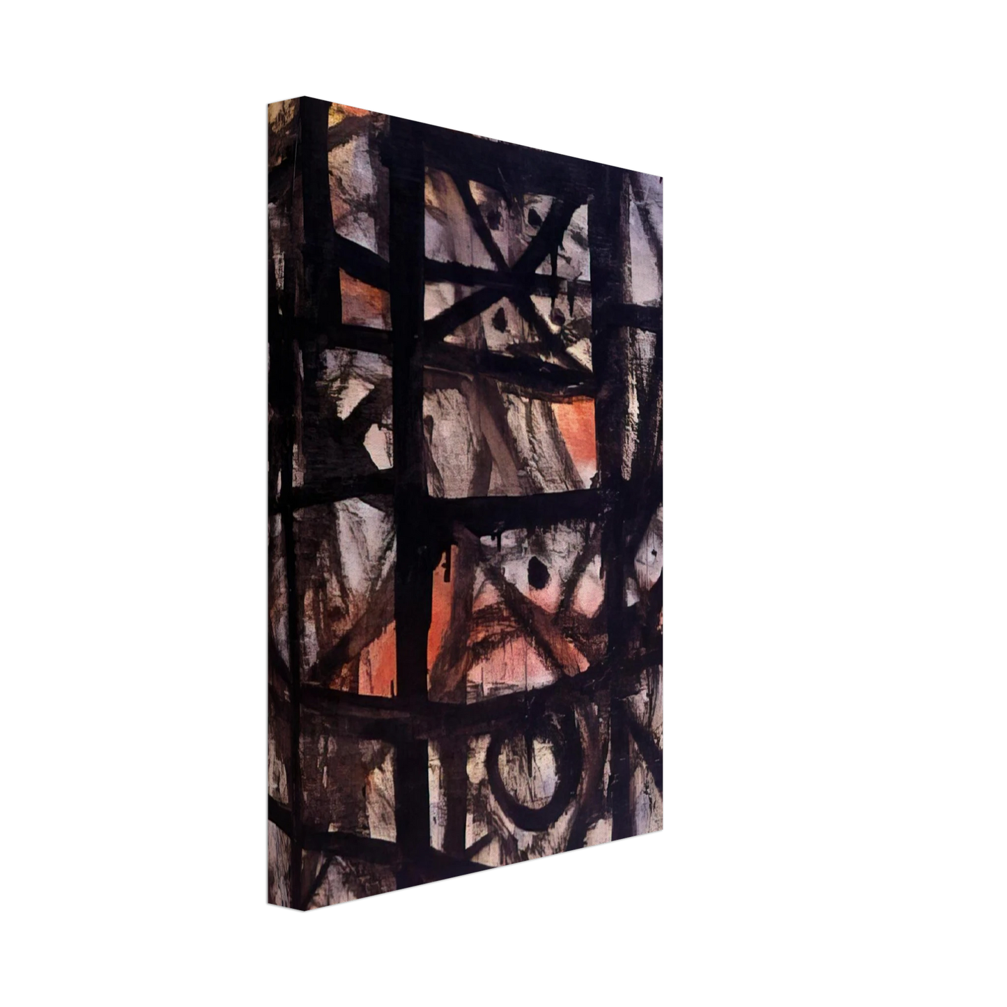 Adolph Gottlieb - The Cage - 1954 Canvas - 70x100 cm / 28x40 inches-canvas