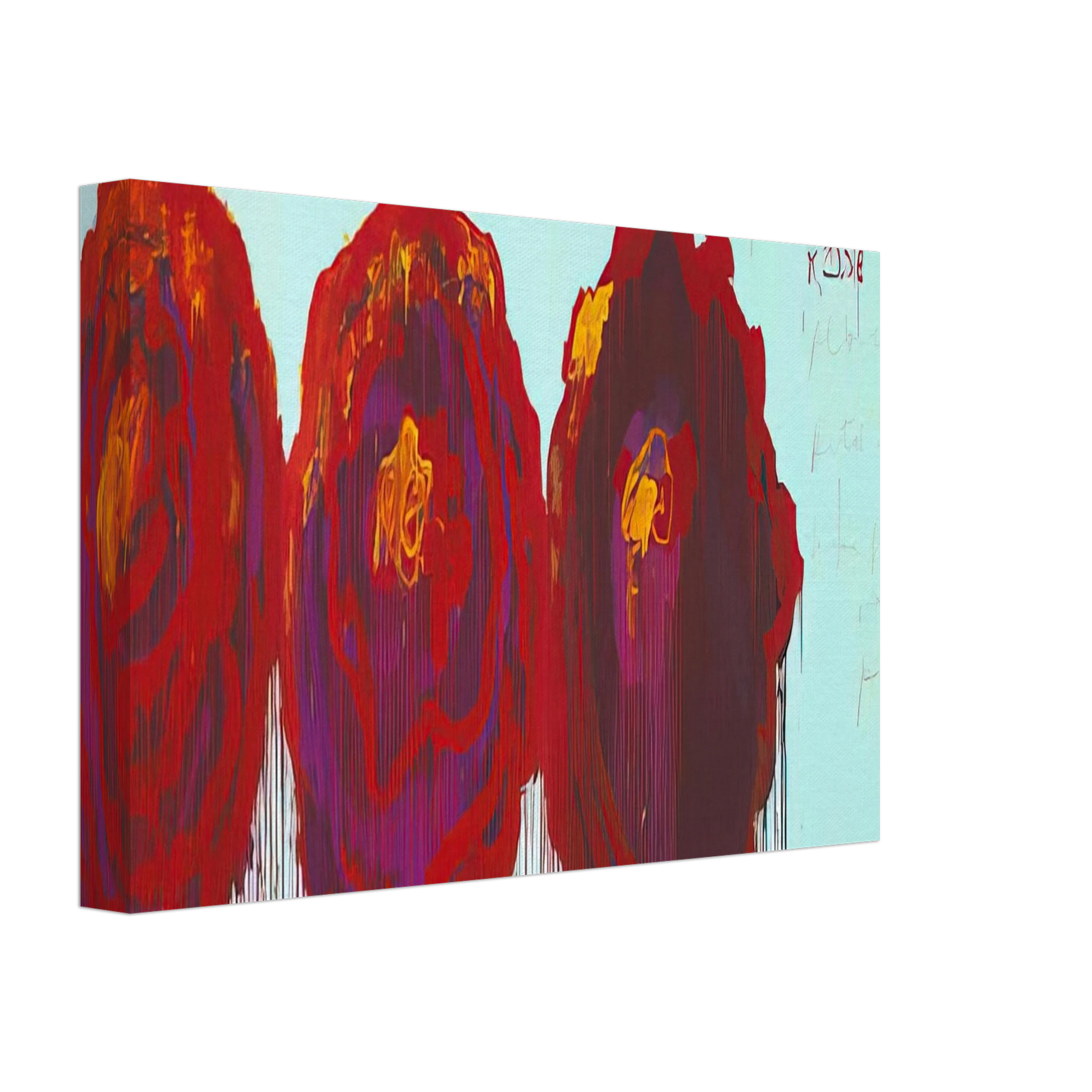 Cy Twombly - The Rose  IV  Canvas - 70x100 cm / 28x40 inches-canvas