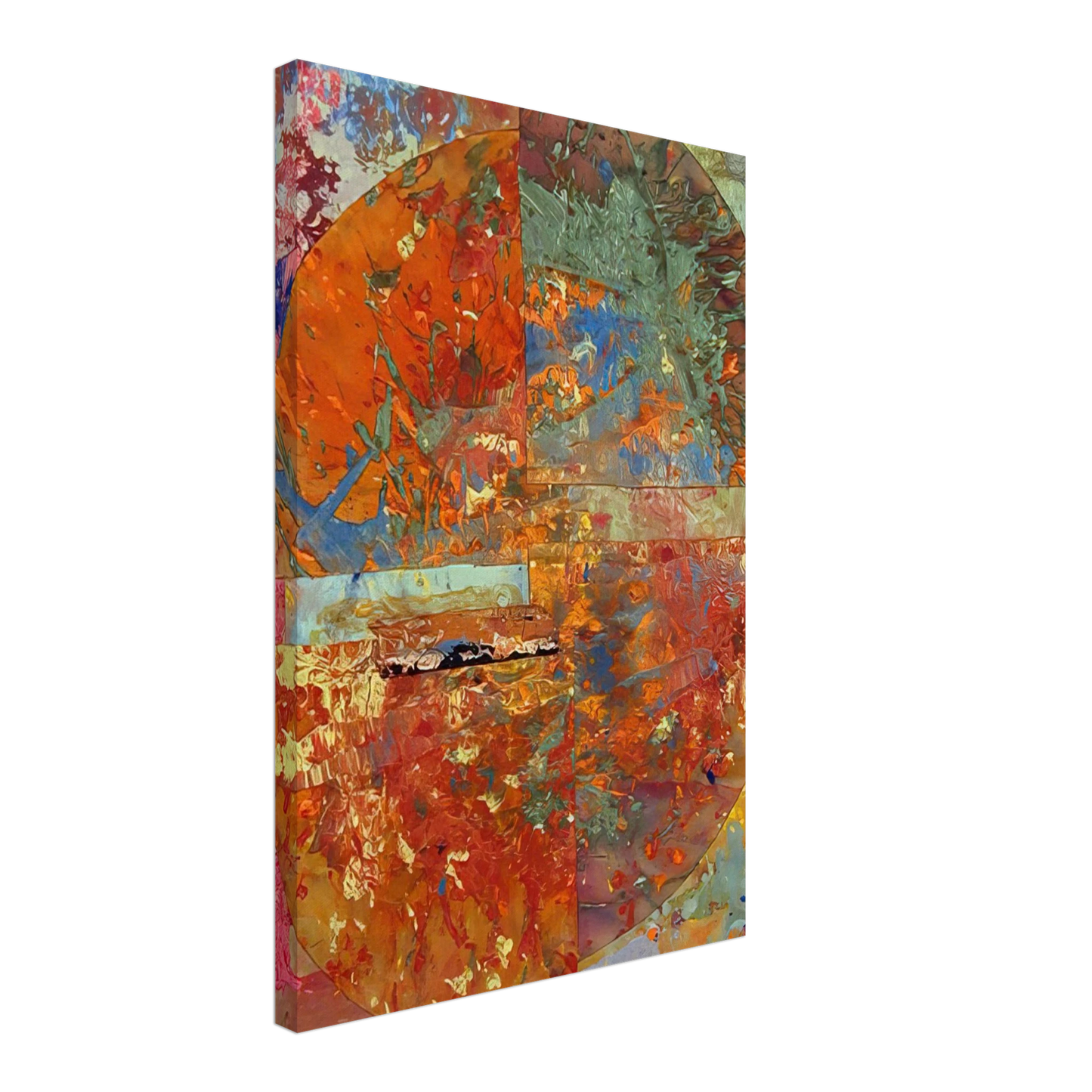 Sam Gilliam - Baptistry Canvas - 70x100 cm / 28x40 inches-canvas