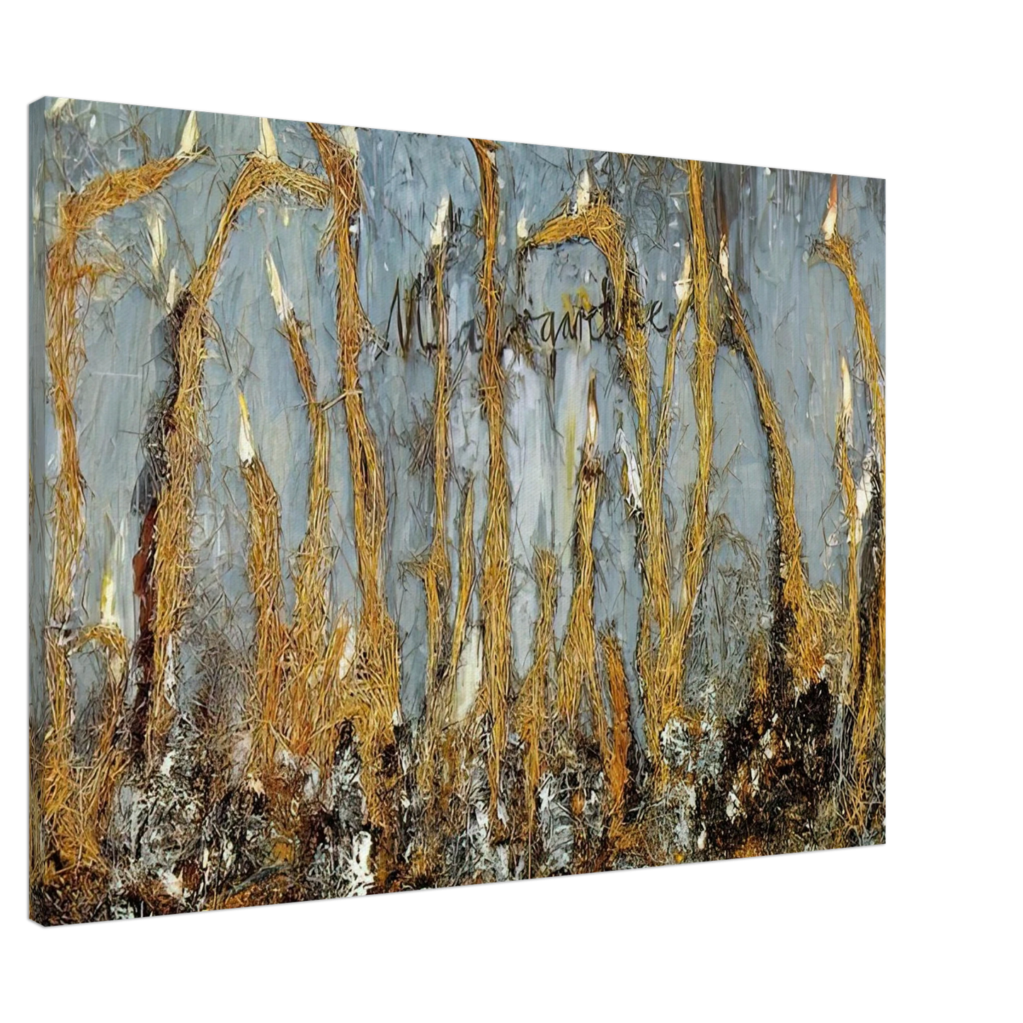 Anselm Kiefer - MARGARETHE Canvas - 20x30 cm / 8x12 inches-canvas