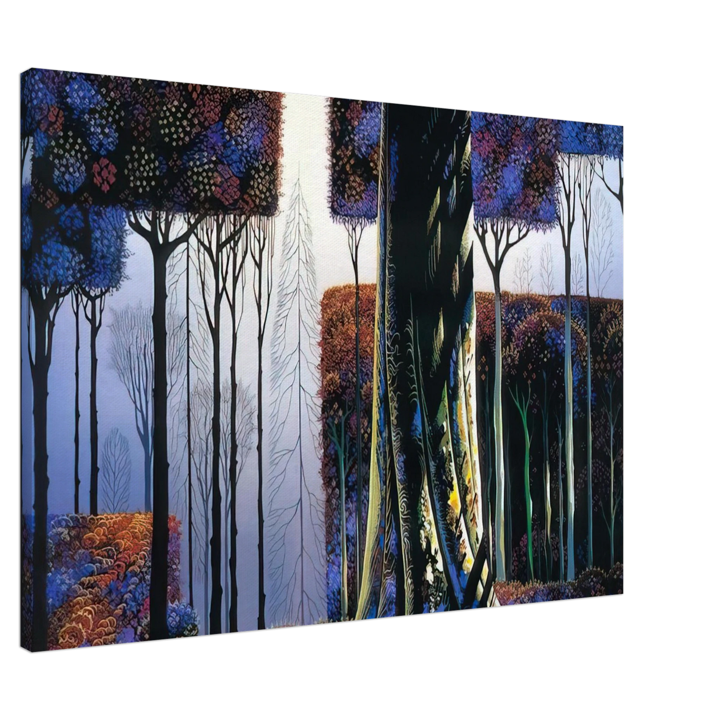 Eyvind Earle - Ancient Forest Canvas - 20x30 cm / 8x12 inches-canvas