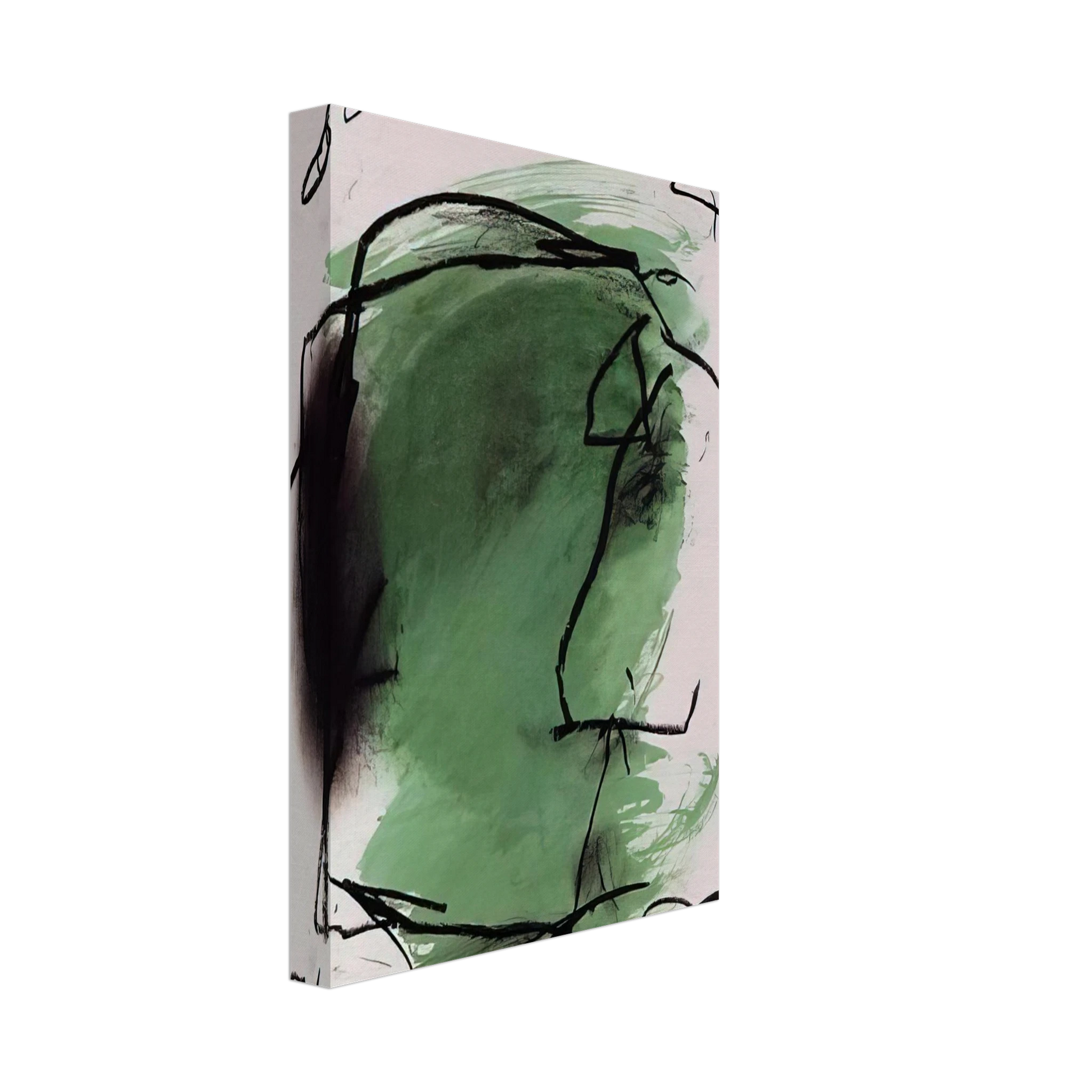 Emil Schumacher - G-1 - 1985 Canvas - 70x100 cm / 28x40 inches-canvas