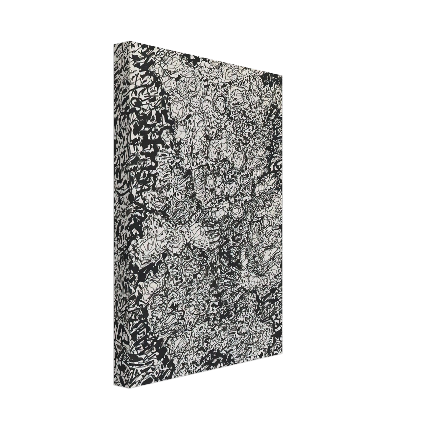 Jean Dubuffet - FIGURE WITH HAT IN A LANDSCAPE 1960 Canvas - 70x100 cm / 28x40 inches-canvas