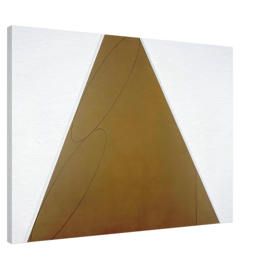 Robert Mangold - PLANE FIGURE III 1992 Canvas - 20x30 cm / 8x12 inches-canvas