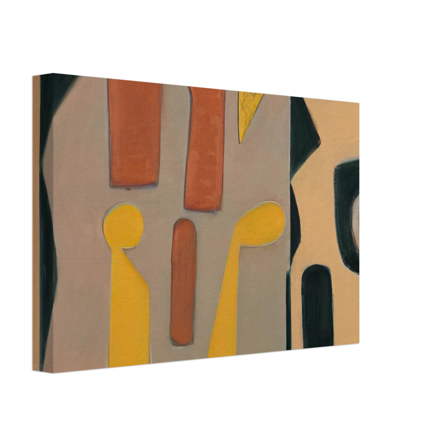 Will Barnet - Strolling - 2008 United States Canvas - 70x100 cm / 28x40 inches-canvas