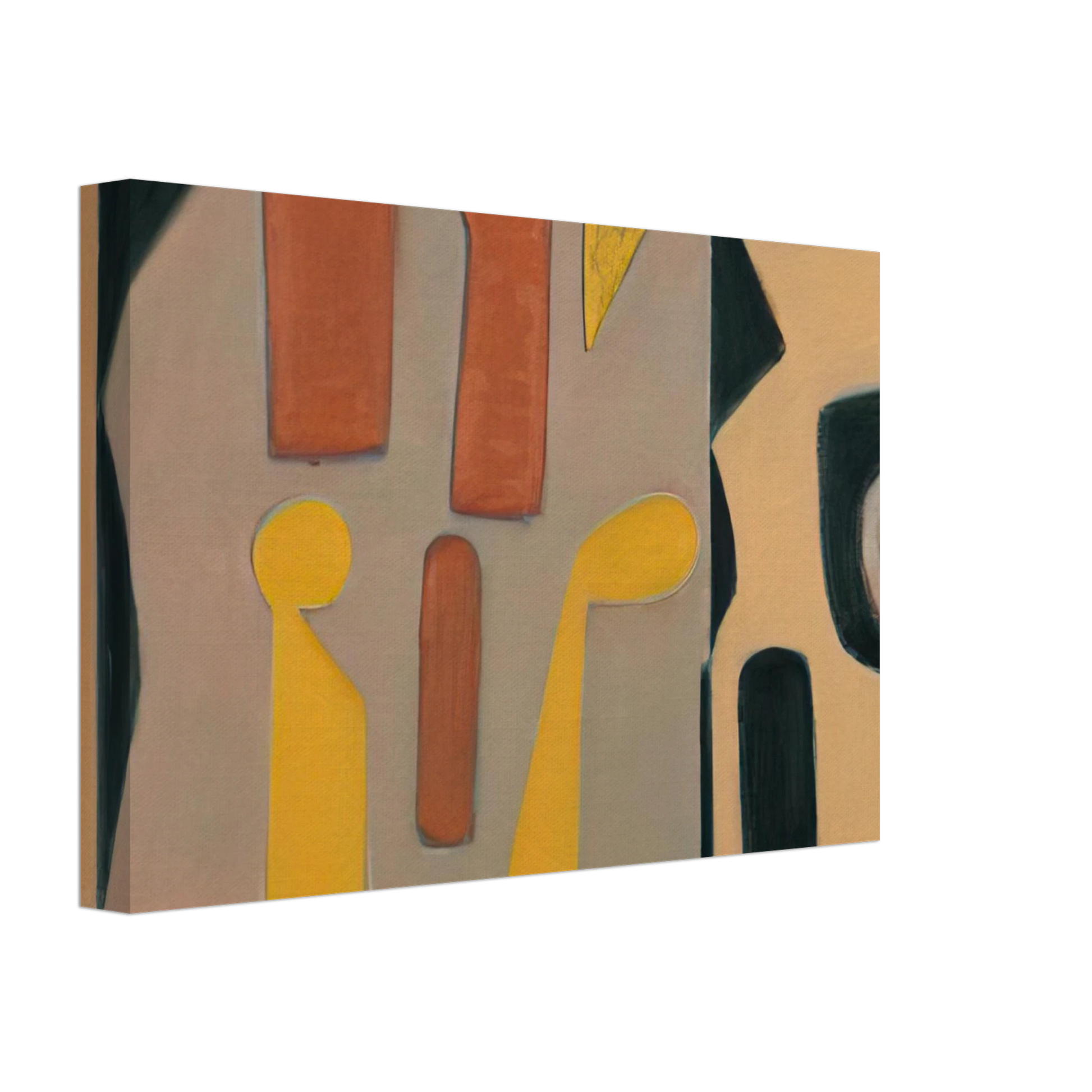 Will Barnet - Strolling - 2008 United States Canvas - 70x100 cm / 28x40 inches-canvas