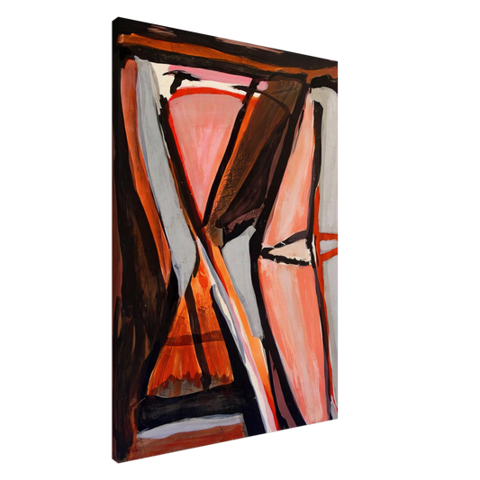 Bram van Velde - L'attrait - 1978 Canvas - 20x30 cm / 8x12 inches-canvas