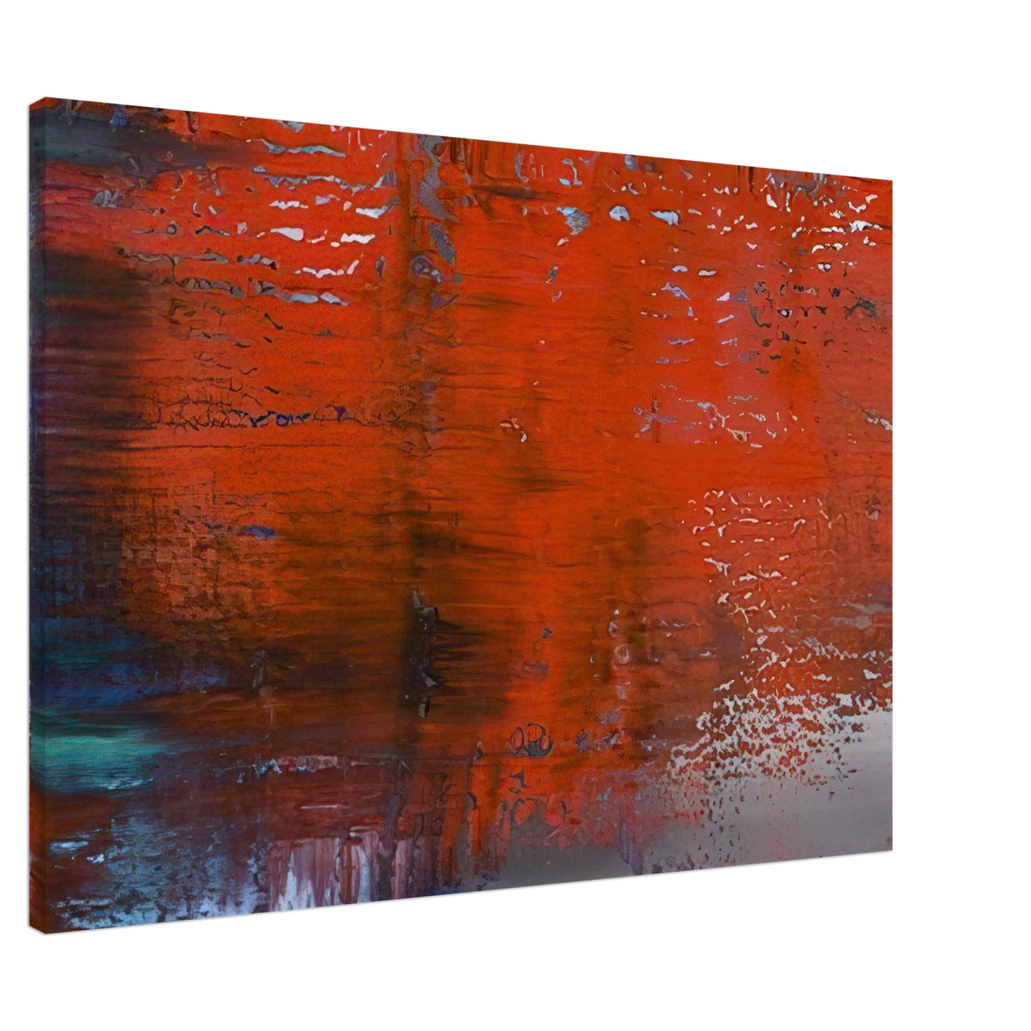 Gerhard Richter - ABSTRACT PAINTING 805 4 Canvas - 20x30 cm / 8x12 inches-canvas