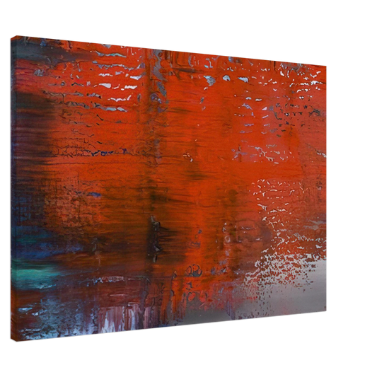 Gerhard Richter - ABSTRACT PAINTING 805 4 Canvas - 20x30 cm / 8x12 inches-canvas