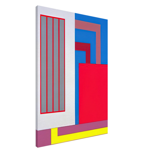 Peter Halley - Lost in Translation - 2004 Canvas - 20x30 cm / 8x12 inches-canvas