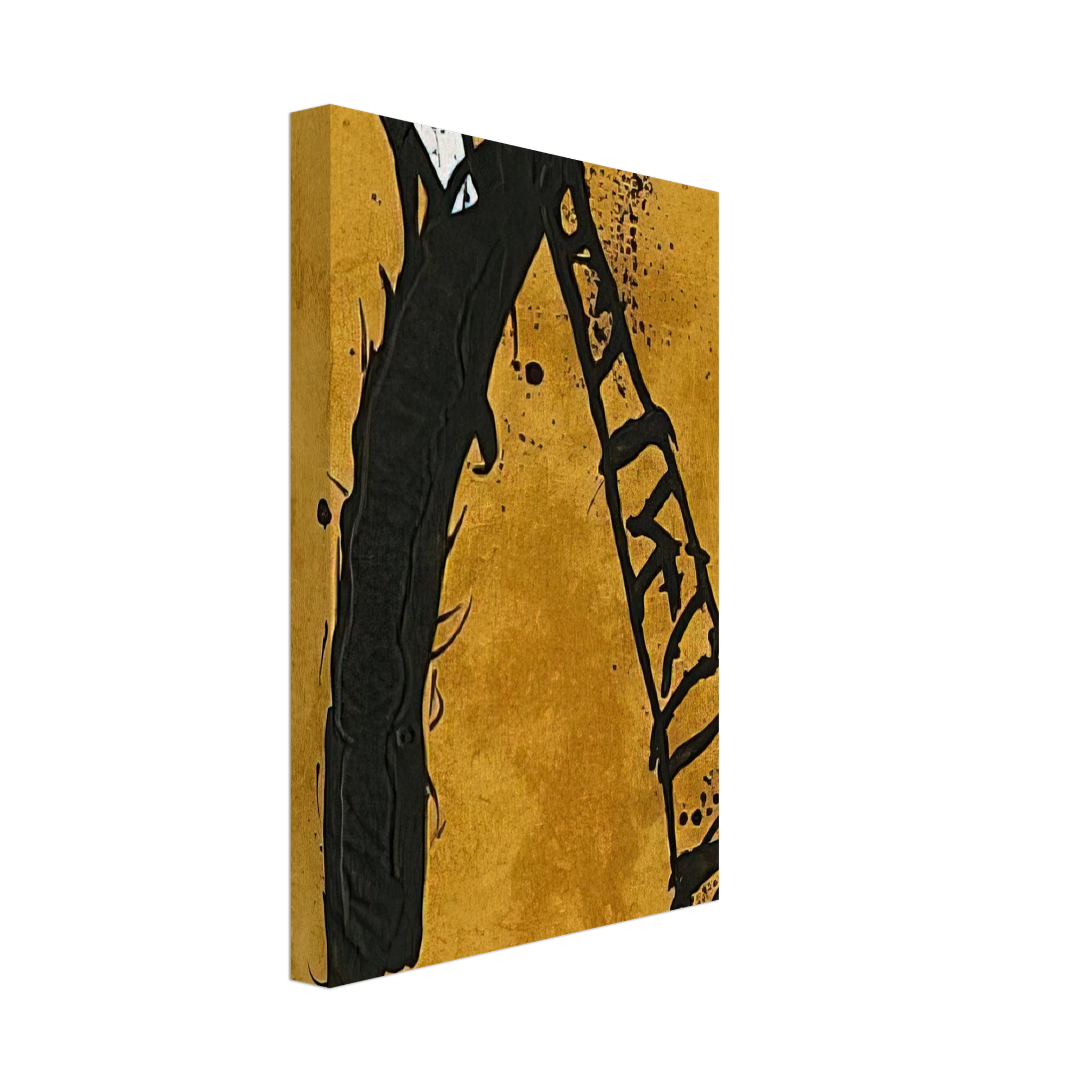 Emil Schumacher - 211990 - 1990 Canvas - 40x60 cm / 16x24 inches-canvas