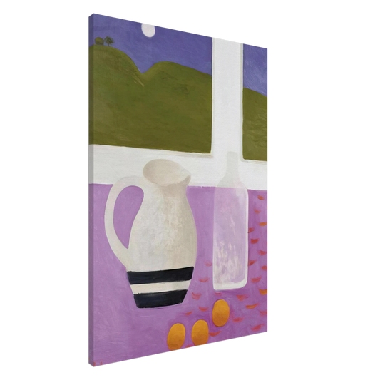Mary Fedden - The Moon - 2009 Canvas - 20x30 cm / 8x12 inches-canvas