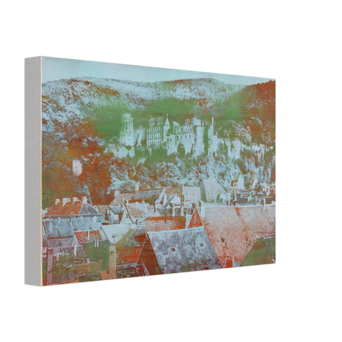 Dieter Roth - Heidelberg - 1970 Canvas - 70x100 cm / 28x40 inches-canvas