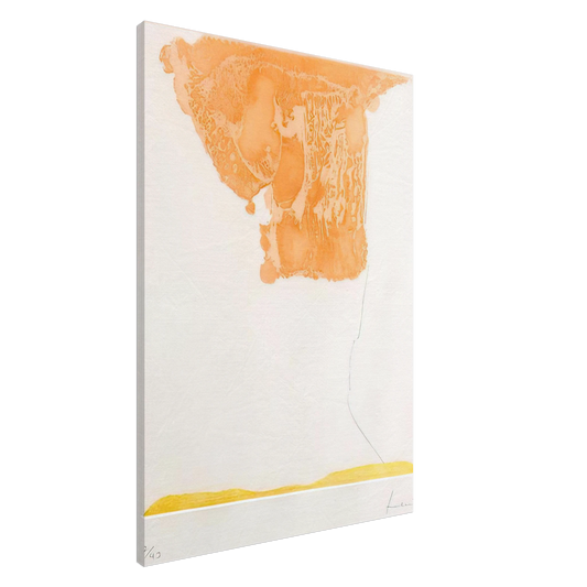 Helen Frankenthaler - Pranzo Italiano - 1973 Canvas - 20x30 cm / 8x12 inches-canvas