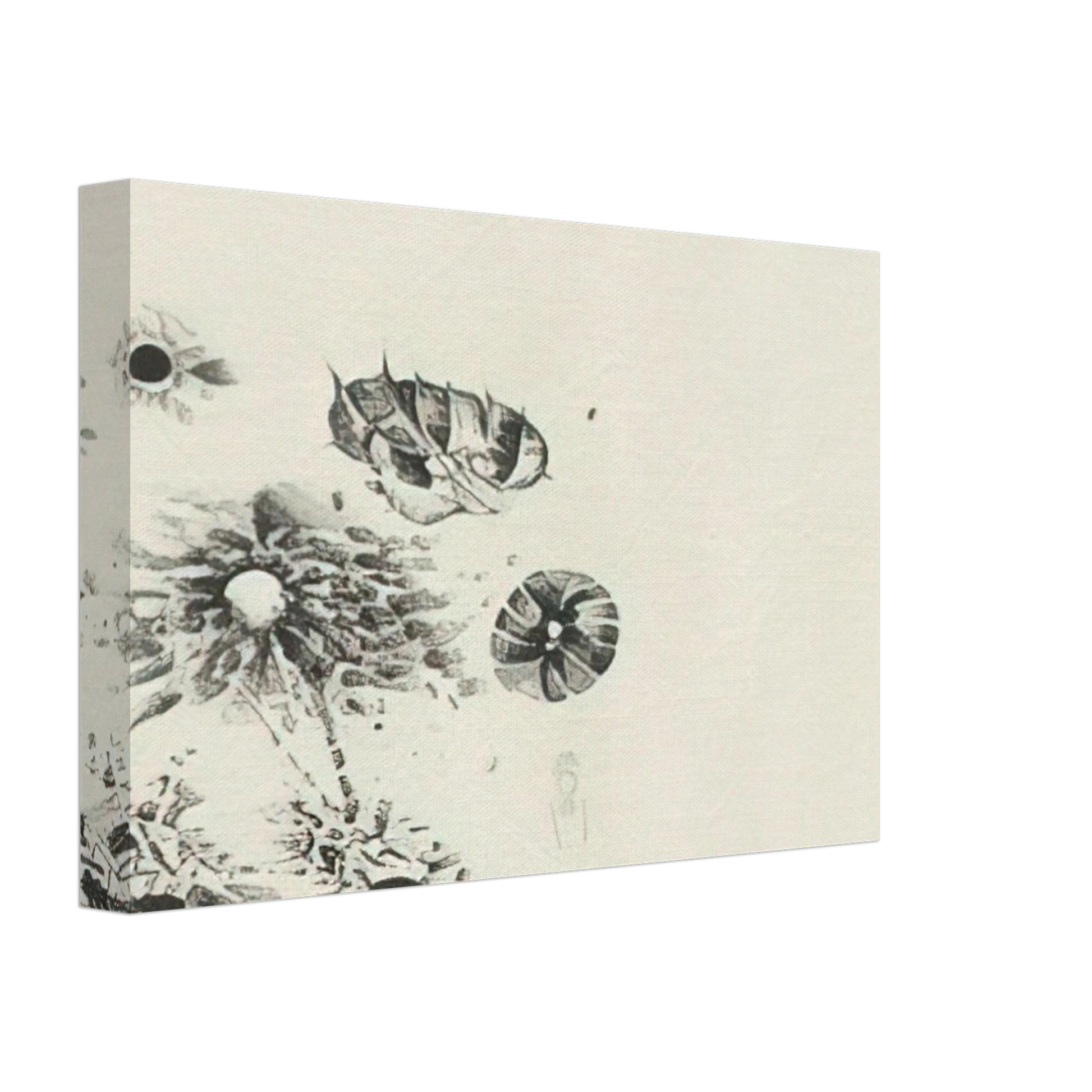 Lee Bontecou - FIRST STONE 1962 Canvas - 70x100 cm / 28x40 inches-canvas