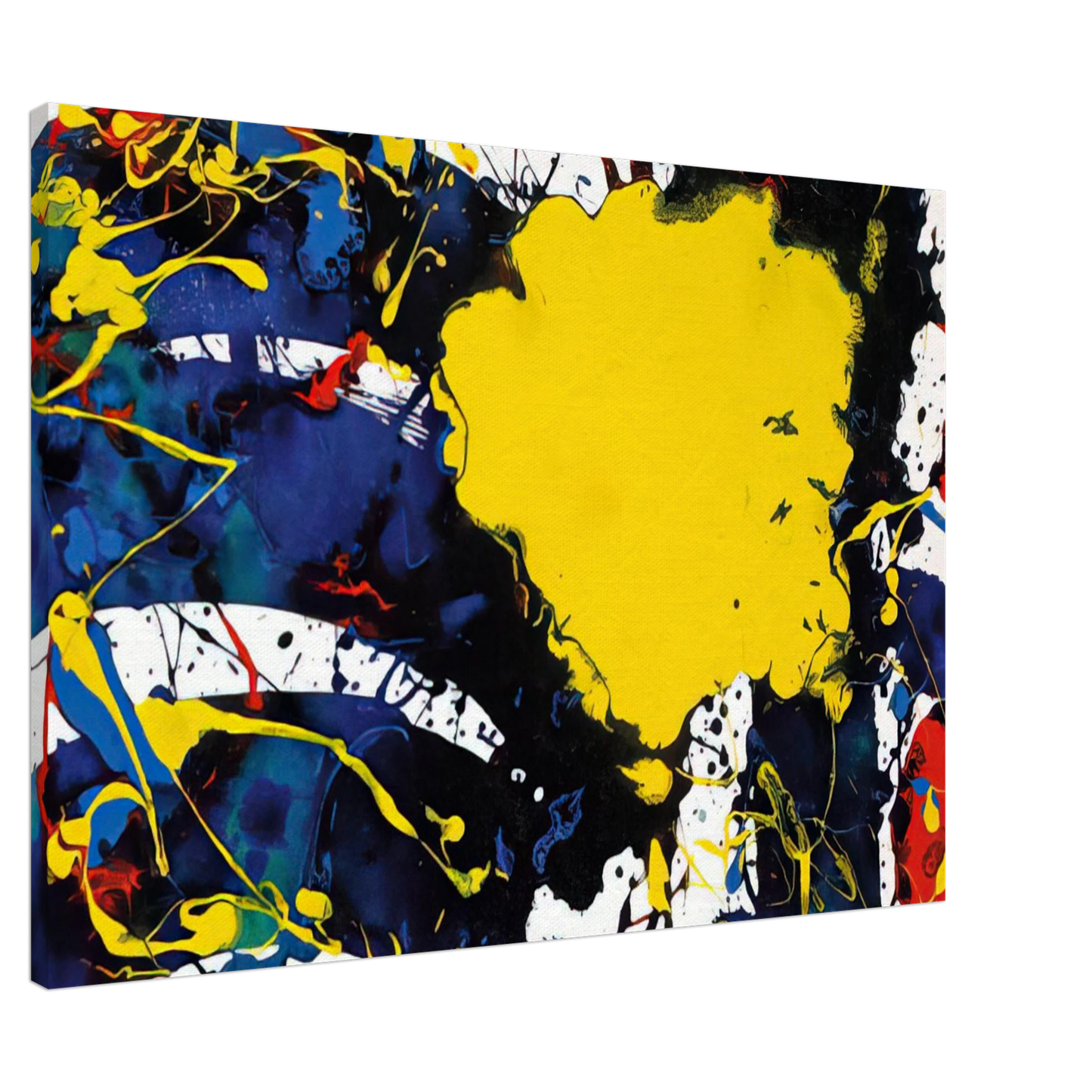 Sam Francis - Untitled  SFP94-135  SFF 1805  Canvas - 20x30 cm / 8x12 inches-canvas