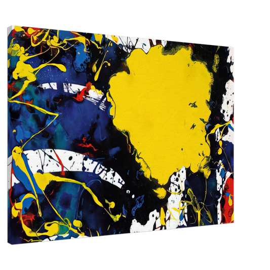 Sam Francis - Untitled  SFP94-135  SFF 1805  Canvas - 20x30 cm / 8x12 inches-canvas