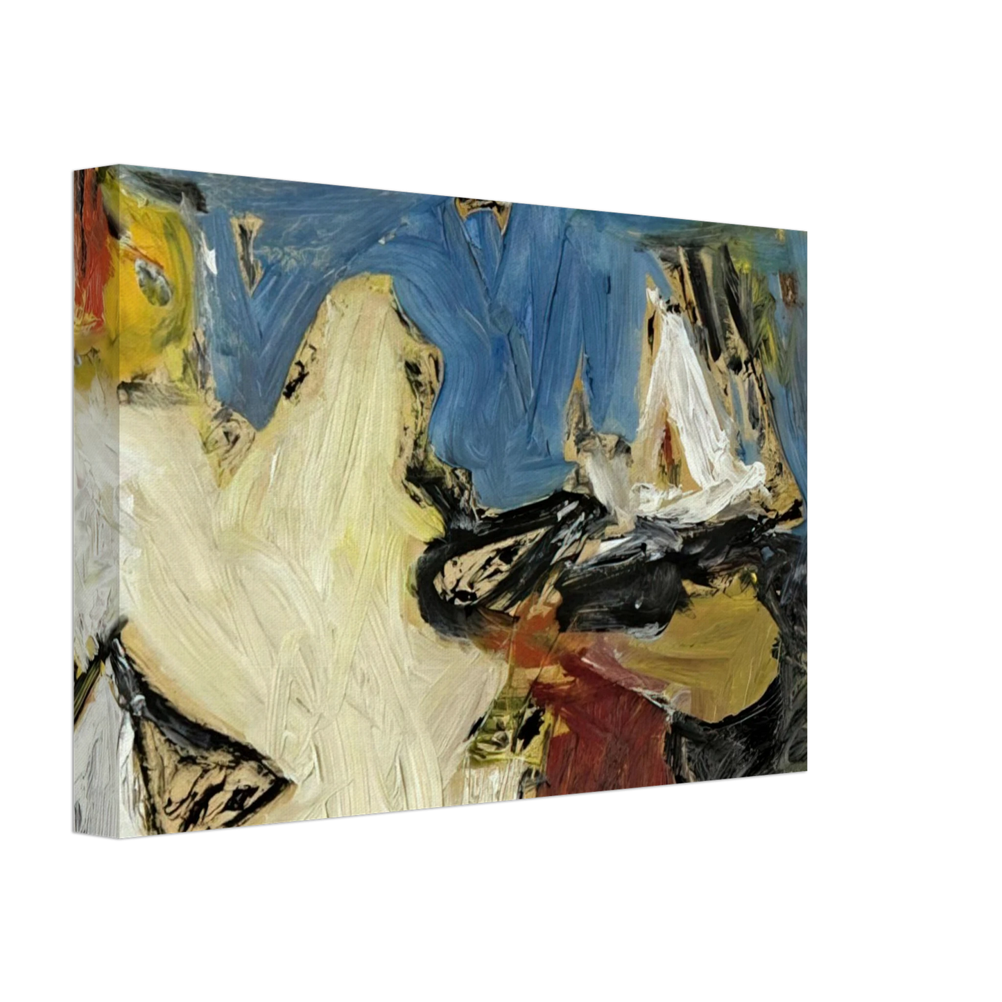 Milton Resnick - PAINTING I 1957 Canvas - 40x60 cm / 16x24 inches-canvas