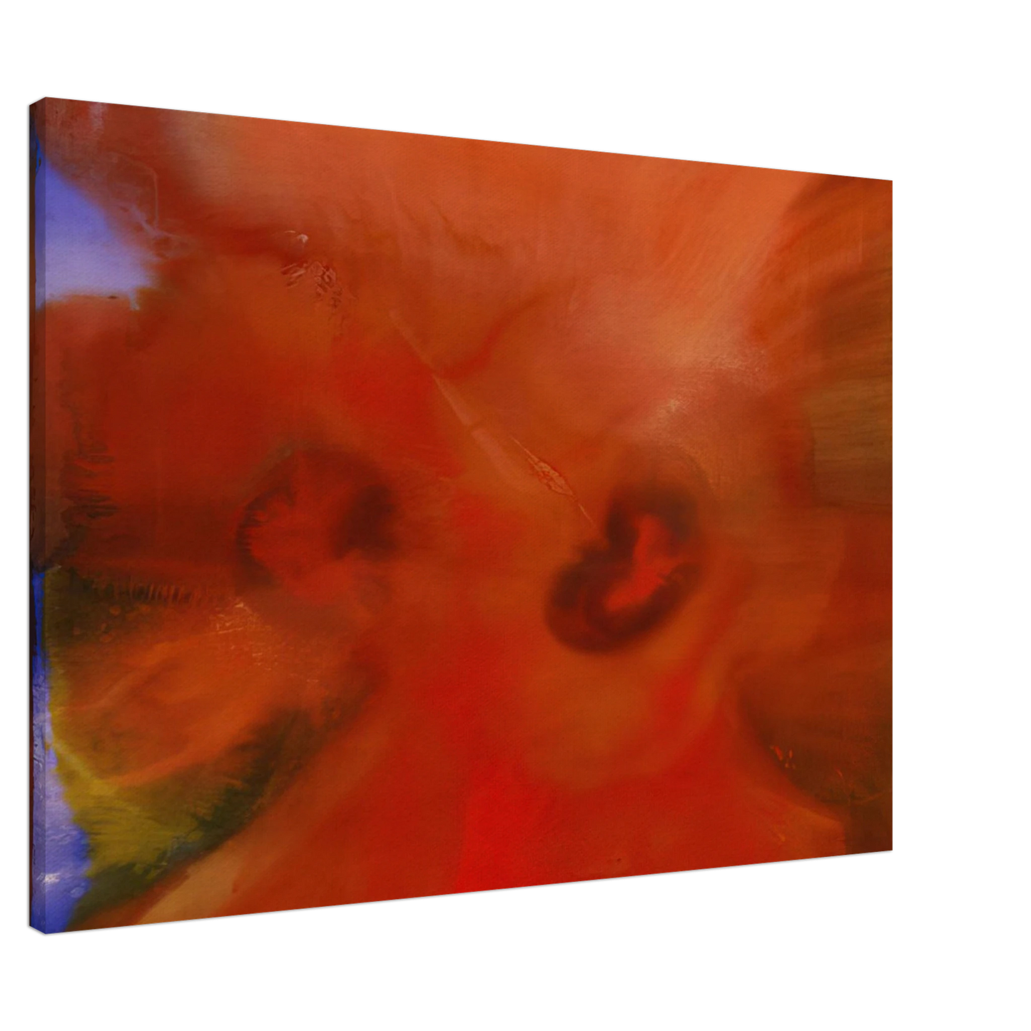 Sam Gilliam - Red Petals Canvas - 20x30 cm / 8x12 inches-canvas