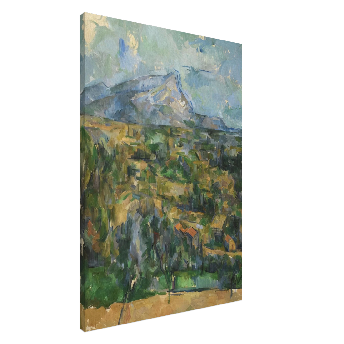 Paul Cezanne - Mont Sainte Victoire Canvas - 20x30 cm / 8x12 inches-canvas
