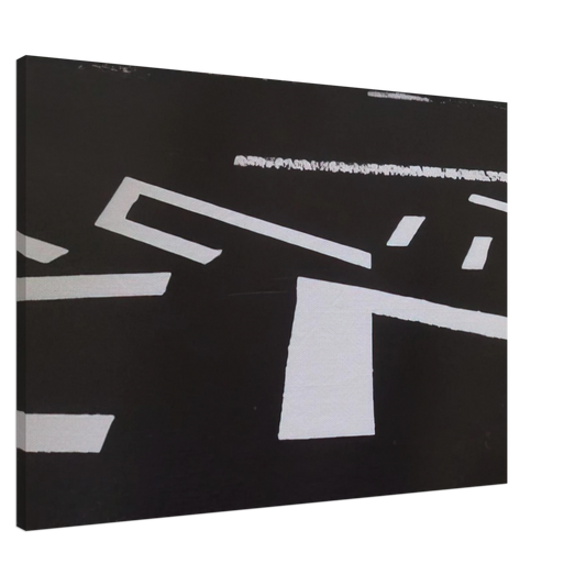 Nasreen Mohamedi - Untitled XVIII - 1981 Canvas - 20x30 cm / 8x12 inches-canvas