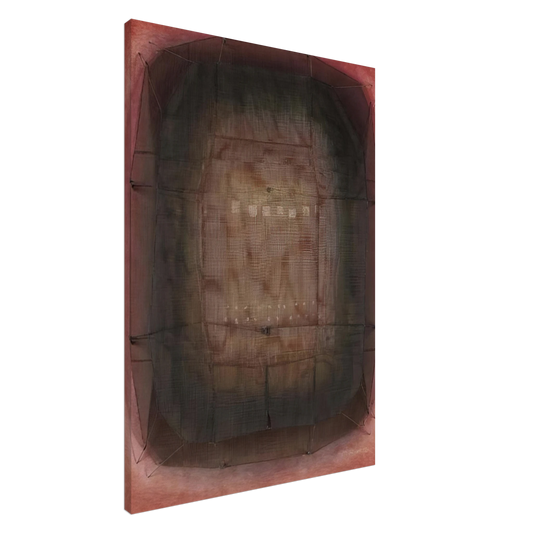 Manuel Rivera - Espejo Purpura - Art Informel Canvas - 20x30 cm / 8x12 inches-canvas