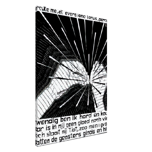 MC Escher - EMBLEMATA FLINT Canvas - 20x30 cm / 8x12 inches-canvas